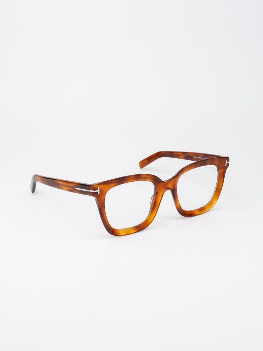 Tom Ford Men Eyeglasses Blonde Havana Square FT5880-B 053 NEW AUTHENTIC